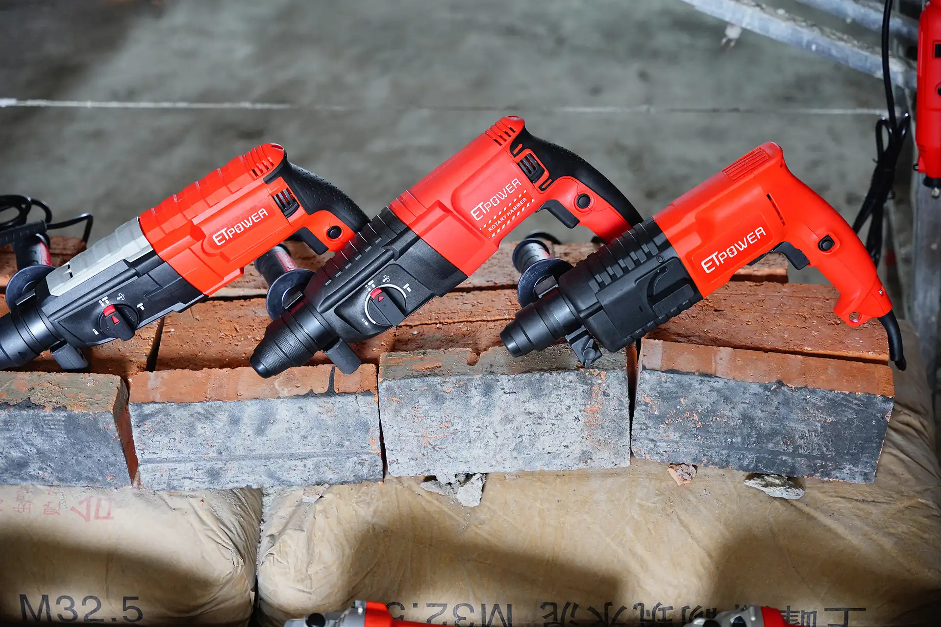 electric rotary hammer drill for heavy duty working